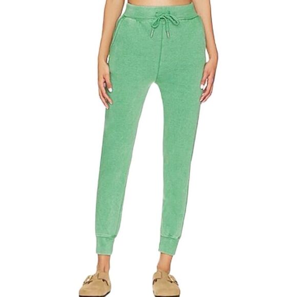 NWT WeWoreWhat Jolly Green Burnout Fleece‎ Joggers Size XS - Picture 1 of 7